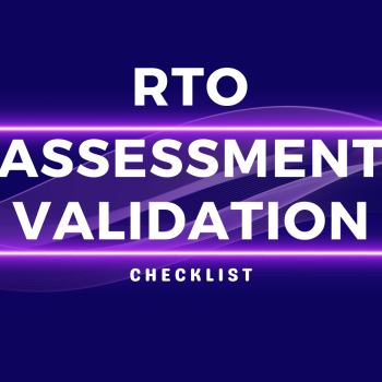 Your RTO Assessment Validation Checklist