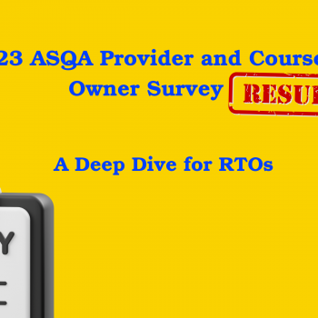 2023 ASQA Provider and Course Owner Survey Results